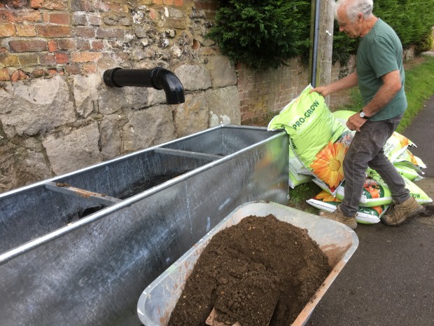 Rainwall at Preshute Primary School, Manton