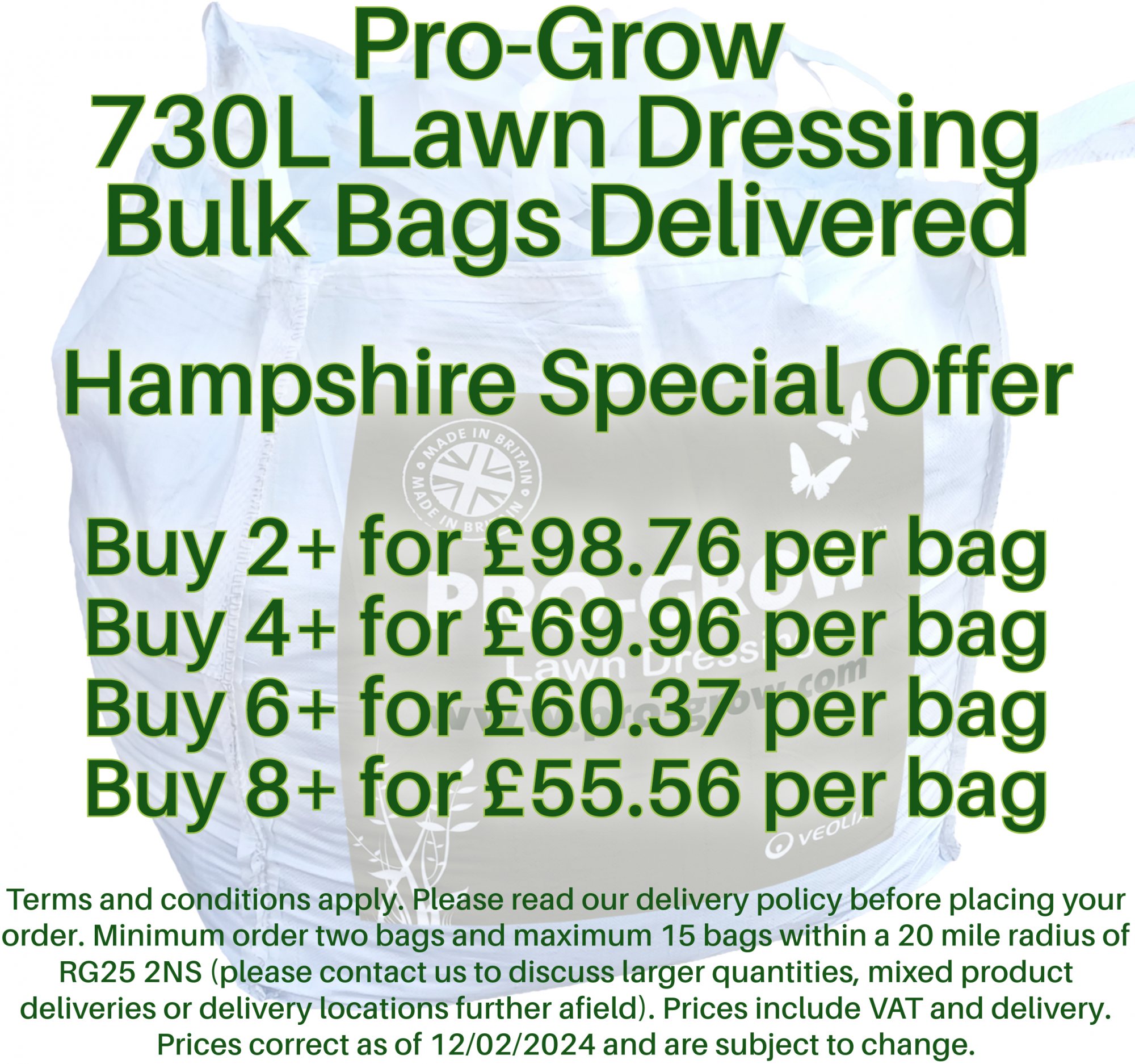 Lawn Top Dressing In Hampshire, Berkshire and Surrey ProGrow