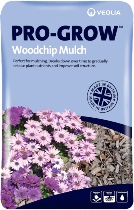 Pro-Grow 48 BAGS ONLINE OFFER - Pro-Grow Woodchip Mulch 70Ltr Bag
